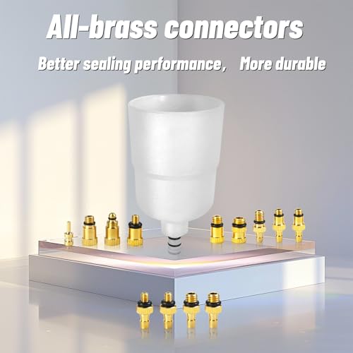 Brake Bleed Kit for Shimano, TEKTRO, TRP Hydraulic Disc Brakes, Bike Brake Bleed Kit with Brass Connector, 150 ML Mineral Oil Brake Fluid