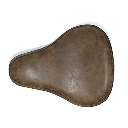 13" Brown Motorcycle Solo Seat Bracket Cushion for Harley Davidson Sportster - color: Retro Brown#1