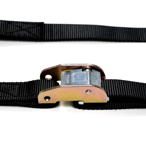 MotoTote SafeLoop Cam Buckle Tie Downs (2,160 lbs. Breaking Load Limit) - Innovative, Locking Straps for Motorcycles & Electric Bikes