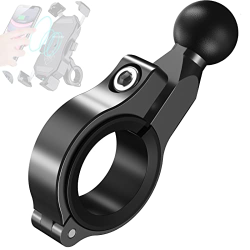 iMESTOU 17mm Aluminum Motorcycle Phone Holder Handlebar Grip Ball 0.67 Inch/17mm Fit for 22-32mm Handlebars