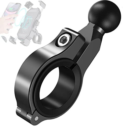 iMESTOU 17mm Aluminum Motorcycle Phone Holder Handlebar Grip Ball 0.67 Inch/17mm Fit for 22-32mm Handlebars