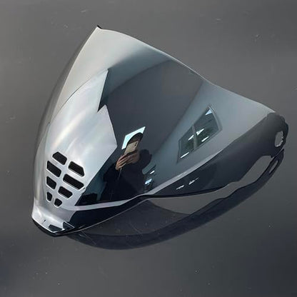 Airflite Shield Uv-protected For ICON IC-06 Airflite Face Shield Replacement Helmet Visor (Silver-day use only) - color: Silver-day Use Only