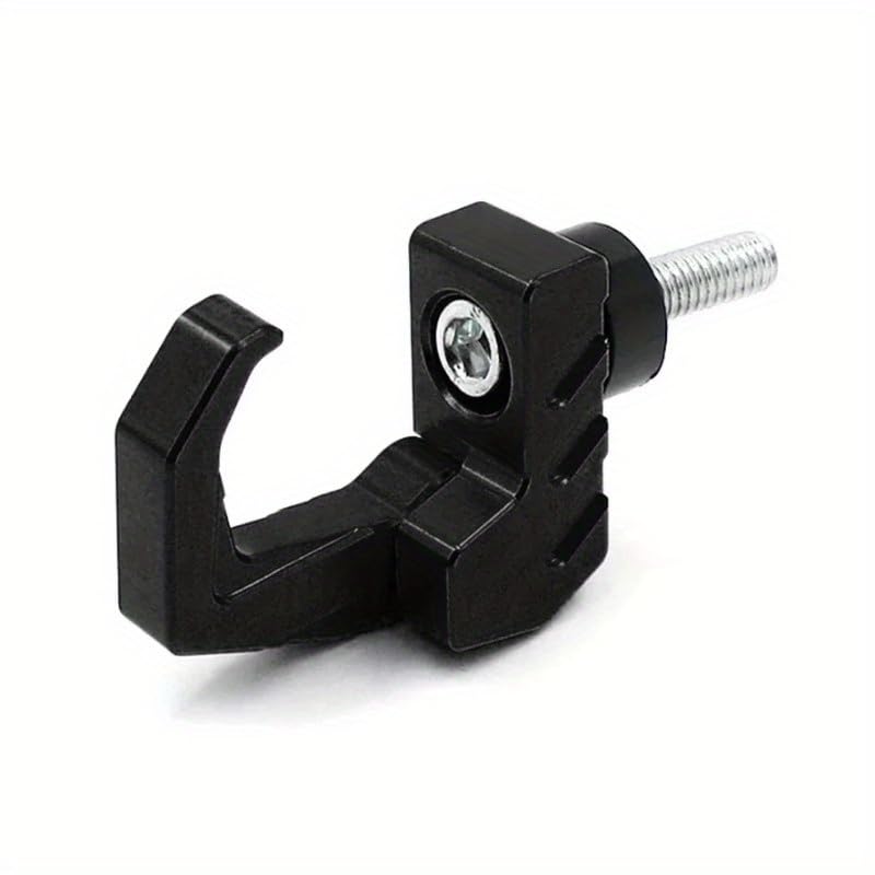 1pc Motorcycle Helmet Holder CNC Aluminum Luggage Bag Hook Holder Hanger Hooks Motorbike Scooter Helmet Bags Gadget Glove Hooks (red)