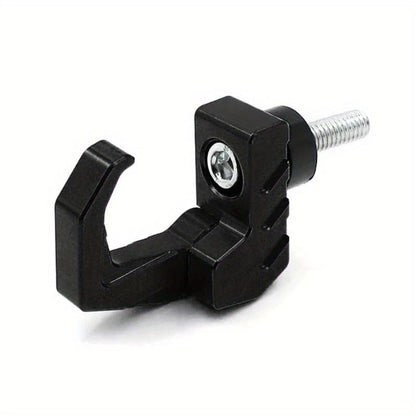 1pc Motorcycle Helmet Holder CNC Aluminum Luggage Bag Hook Holder Hanger Hooks Motorbike Scooter Helmet Bags Gadget Glove Hooks (red)