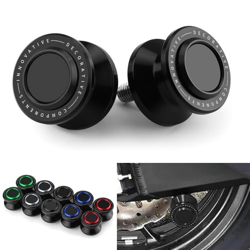6MM Swingarm Spools Sliders Fit For MT09 MT01 MT03 MT10 XSR900 YZF R7 R1 R3 R6 R25 R125 YZF600R FZ1 FZ6 FZ6R FZ8 FZ09 FZ10 FJ09 899 959 1199 1299 821 | M6 Universal Rear Frame Sliders Stand BK - color: black, size: M6