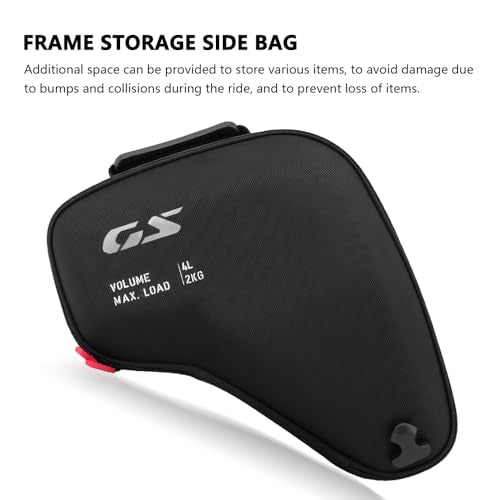 For R1300GS Motorcycle Radiator Cowl Bag Side Storage Bags Fits for R 1300 GS Trophy Adventure 2024-2025 Motorcycle Accessories 4L Capacity Tool Package