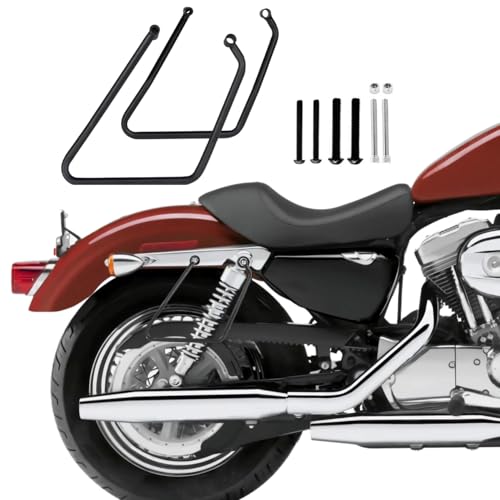 2004-2016 Saddlebag Support Brackets Rack for Harley Sportster XL 883 Custom Roadster Low XL883 XL1200 - color: Sportster 2004-2016