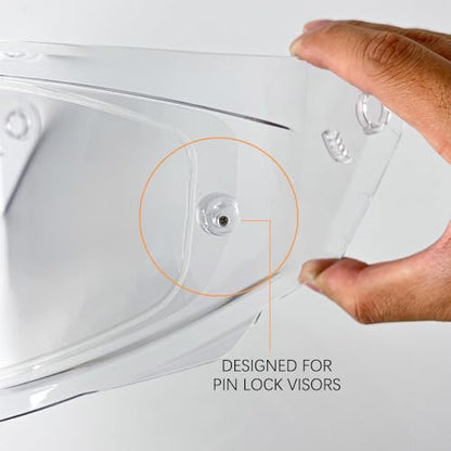 HJ-34P Helmet Visor Anti Fog Film for HJC C10.Motorcycle Helmet Shield Anti Fog Film Compatible with HJC C10 (Anti Fog Film) - color: Anti Fog Film