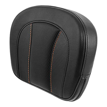 Detachable Sissy Bar Backrest Pad Fits For Harley 1997-2023 Touring Road King Tri Glide Street Glide Road Glide Electra Glide 2018-2023 Softail Slim FLSL Low Rider FXLR - color: Style E# 2