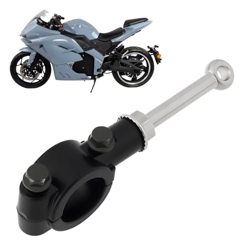 Motorcycle Kickstand Extension Assistant Tool for 20-23mm Side Stand Compatible with Yamaha, Black - color: Black