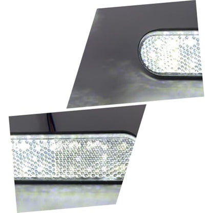 Cabilock 2 Pack Motorcycle Rear Brake Light Led Reflector 24 Led Side Marker Lights Waterproof for Motorbike Tail Brake Lamp