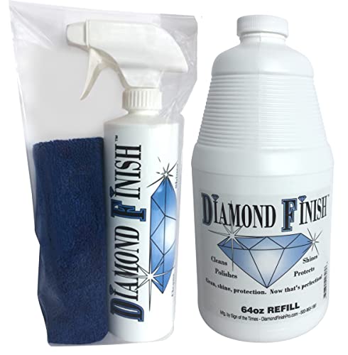 Pro 80 ounce Kit Multi Surface Cleaner Polish Protector for Vehicles, Home, Boats ,Removes Tar, Bird Poop, Brake Dust, Tree Sap, Grease, Fingerprints while it Shinesstoats,, Removes Tar, Bird Poop, Brake Dust, Tree Sap, Grease and Fingerprints while it Sh
