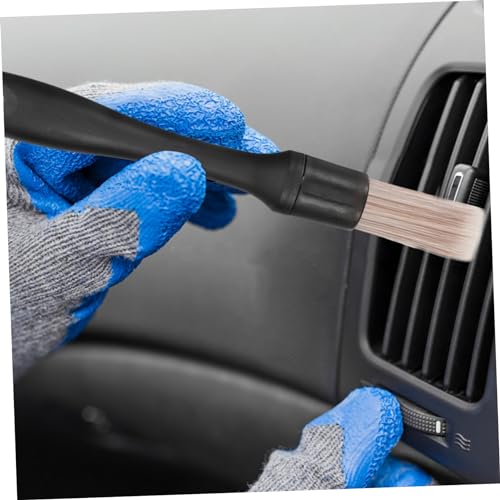 1Set Car Detailing Kit Interior Cleaner Brush Soft Bristles for Traceless Cleaning for Cars Motorcycles and More Safe for