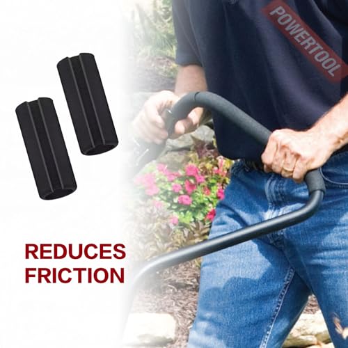 2 Pcs Foam Handle Buffer Tube Cover,Buffers Tube Sleeve 4.33 Inch NBR Foam Grip Package, Suitable for Fitness Household Lawn Bike,Motorcycle Handle,Handlebar Replacement Black