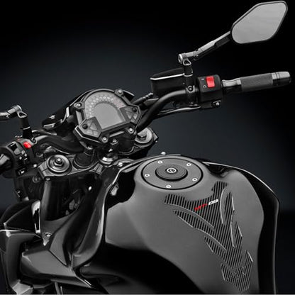 3D Motorcycle Tank Pad Gas Tank Protector Compatible with Yamaha MT-09 MT 09 MT09 Anti Slip Tank Pad Stickers Gas Oil Fuel Tank Pad Protectors - size: MT09