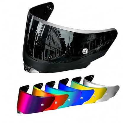 PSLER TT-Revo Visor - TT Revo Helmet Tinted Visor Face Shield Replacement for TT-Revo,Black - color: Black