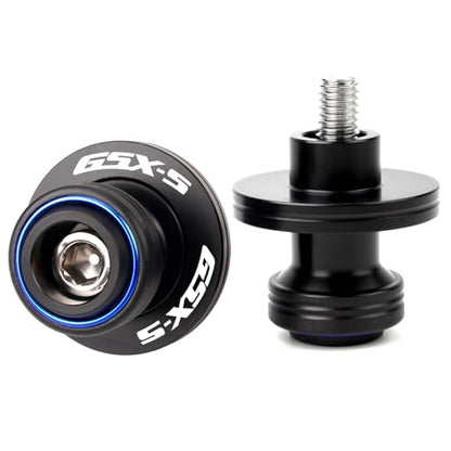 Compatible With GSXS 750 GSX S750 950 GSXS 1000 GT 1000GX 1000F GSX8S 2025 GSX-S 750 CNC M8 Motorcycle Swingarm Spool Sliders Stand Screws (Blue) - color: Blue