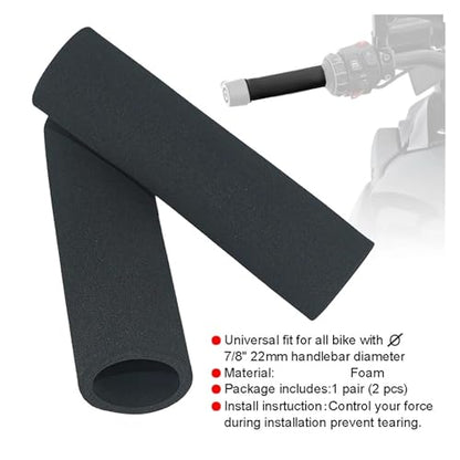 Motorcycle Steering Wheel Cover Handlebar Cuffs Cover Handle Grips