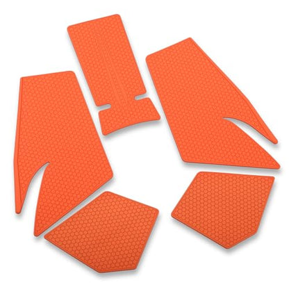 Motorcycle Tank Pads Side Gas Knee Grip Protective StickerApplies toKTM DUKE790/890 DUKE890R 2024+ (Orange) - color: Orange