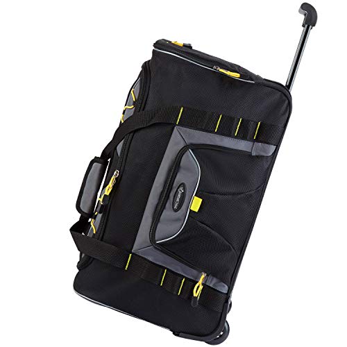 TPRC Sierra Madre Duffel Bag, Black, 21" Rolling - size: 21-Inch