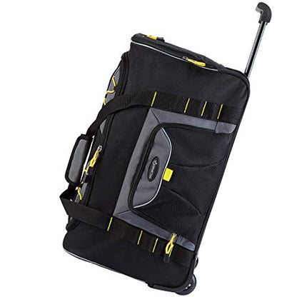 TPRC Sierra Madre Duffel Bag, Black, 21" Rolling - size: 21-Inch