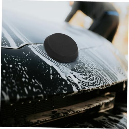 VILLCASE 2pcs Angled Edge Waxed Canvas Sponges Paint Applicator Pads for Car Boat and Motorcycle Polishing