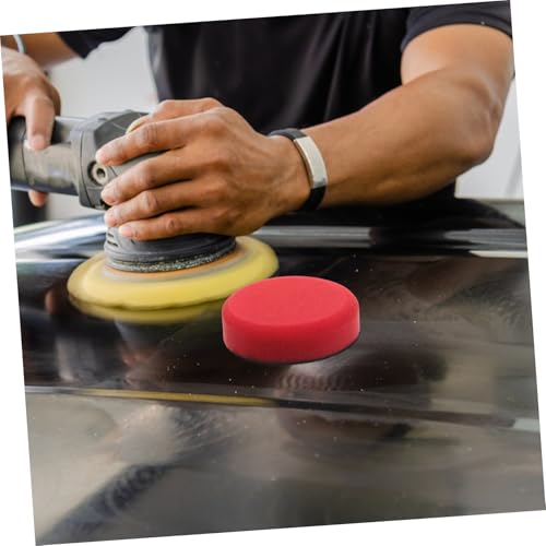 SOLUSTRE Hand Polishing Waxing Pads Durable Car Detailing Sponge for Buffing and Coating Versatile Applicator for Cars Motorcycles and Boats Protects Paint Surface