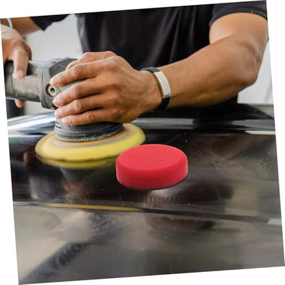 SOLUSTRE Hand Polishing Waxing Pads Durable Car Detailing Sponge for Buffing and Coating Versatile Applicator for Cars Motorcycles and Boats Protects Paint Surface