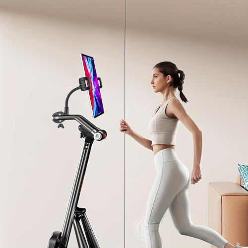 Phone & Tablet Holder for 5-13 Inch Screens, Aluminum Alloy Nylon Adjustable 360° Rotatable Mount, Motorcycle Handlebar Car Dashboard Stand