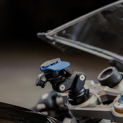 Quad Lock Fork Stem Motorcycle Phone Mount (V2) with MAG Phone Case and Vibration Dampener for Galaxy A55 - size: Galaxy A55