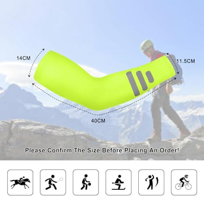TCCFCCT Hard Hat Sun Shade, Full Brim High Visibility Sun Visor Neck Shield and Bandana Face Scarf with Construction Arm Sleeves, 3 Packs, Yellow - color: Sun Shade 1+bandana 1+sleeves 1pair Yellow