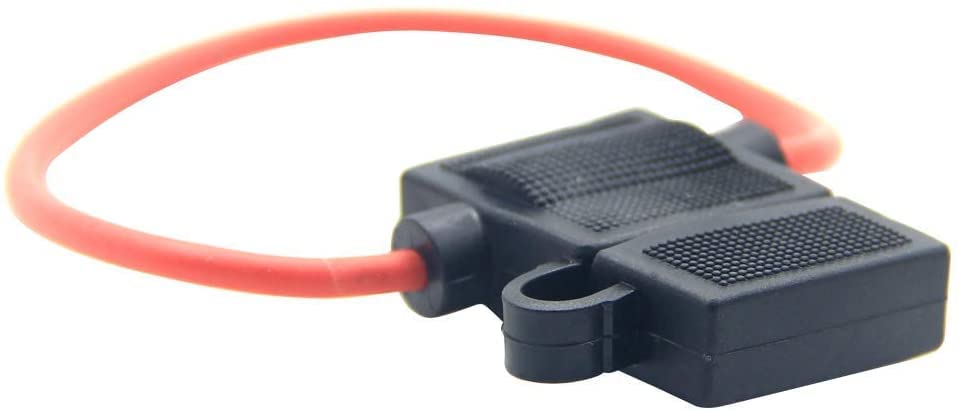 ZOOKOTO Inline Fuse Holder 30A,14 AWG Gauge Wire Car Auto Blade Fuse 30A Waterproof - size: 30A
