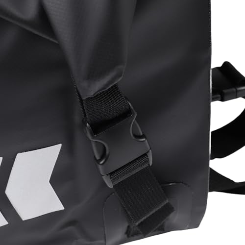 RiToEasysports Motorcycle Saddlebags PVC Motorcycle Luggage Bag 30L X 2 Detachable Roll Top Frame Mount Side Bags for Universal Motorcycles Commuting Touring Storage