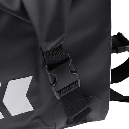 RiToEasysports Motorcycle Saddlebags PVC Motorcycle Luggage Bag 30L X 2 Detachable Roll Top Frame Mount Side Bags for Universal Motorcycles Commuting Touring Storage