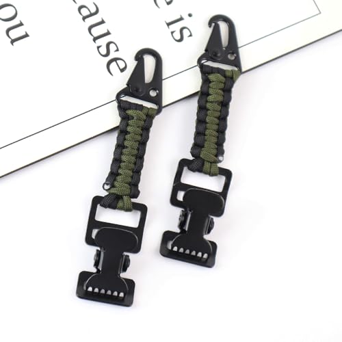 weryerker 2PCS Tactical Glove Clip Holder Anti-slip Nylon Work Glove Holder Clip, for Tactical Backpack, Tool Belt, Outdoor - color: 2pcs Black/Army Green