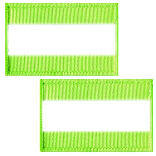 2pcs Reflective Safety Patches， Hook and Loop Reflective Patches for Night Sports, Labor Wear, Rain Jackets, Hikers, Dog Tactical Undershirts, Firefighter Rescue, Green - color: Green