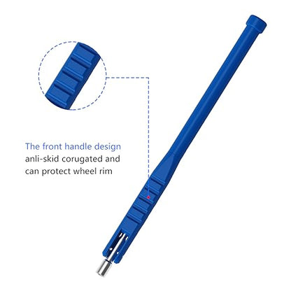 Tire Valve Puller Tool Tire Valve Stem with Valve Core Remover Tool No Scratch Valve Core Wrench for Car Bicycle Motorcycle(HT-241B)