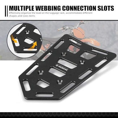 NICECNC Motorcycle Luggage Rack & Trunk Mount Compatible with KTM 125-530 EXC/XC,Compatible with Honda CR CRF CRFX 125 250 450,Compatible with Yamaha YZ YZF WRF 125 250 450 (Need Pre-drilled Hole)