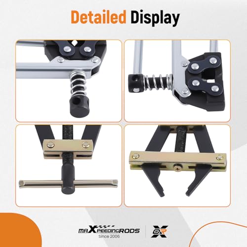 maXpeedingrods Roller Chain Tools Kit for #60#80#100 Roller Chain, with Roller Chain Connecting Holder Puller & Chain Detacher Breaker Cutter Repair Tool for Motorcycle Bicycle Go Kart ATV Chains