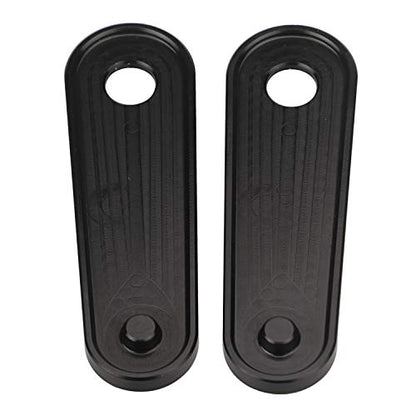 Black Passenger Rear Floorboard Foot Peg Frame Plates for Harley Touring Models 1993-2023,Pair - color: Black