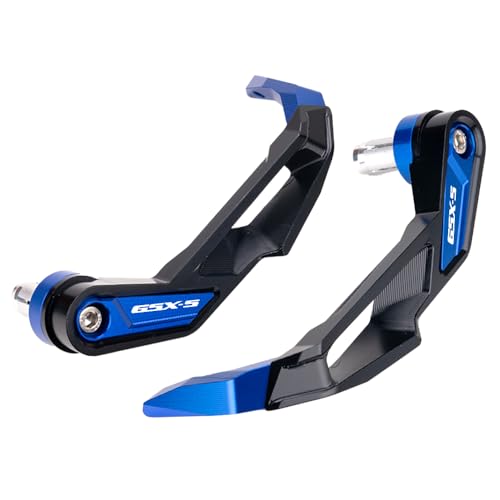 CNC Motorcycle Handguards Brake Clutch Lever Guards Protector Compatible with GSXS 750 GSXS 1000 F GSX S 125 GSX-S 1000GT 1000GX Accessories (Blue) - color: Blue