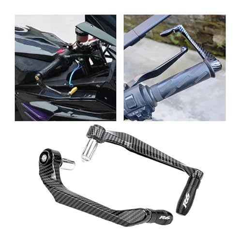 Brake Lever Guard for YZFR6 YZF-R6 YZF R6 R6S 1999-2015 Motorcycle Universal Handle Bar Guard Protector(Yellow)