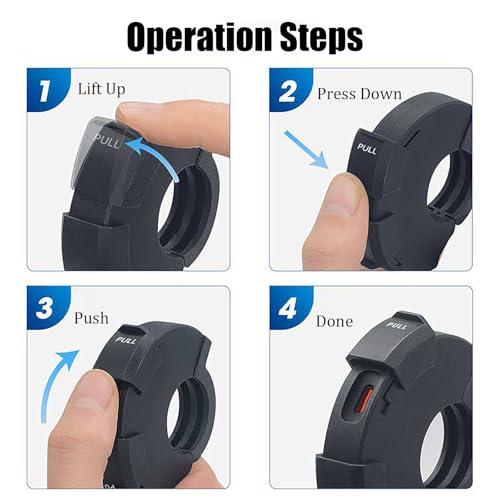 Motorcycle USB Charger for Yamaha Super Tenere 2013-2024, Dual Motorcycle Handlebar Socket, Dual Outer Port Waterproof SAE to USB Handlebar Charge for Phone, GPS