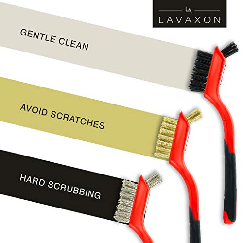 Wire Brush Steel Rust Removal - color: Red