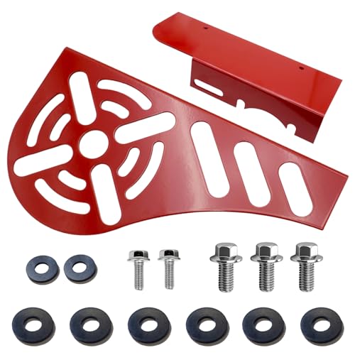 Upgraded Aluminum Mini Bike Clutch Cover Chain Guard Easy Disassembly&Lightweight for Predator 212cc 196cc Clone Engines for Coleman CT200U CT200U-EX CT100 BT200X (Bright Red) - size: Standard, style: Bright Red