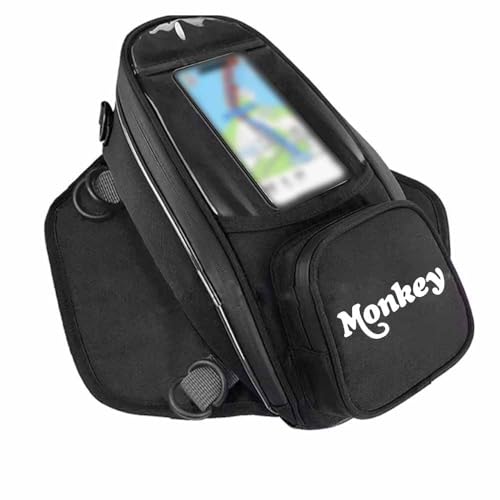 For Monkey 125 DAX ST 125 2025 2024 2023-2018 Accessories Fuel tank bag Motorcycle fuel tank bag Tank bag Travel fuel tank bag Waterproof large capacity navigation bag (Monkey125) - color: Monkey125