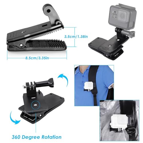 Reflex Camera 59-in-1 Action Camera Accessories Kit Compatible with GoPro Hero 13, 9-12, DJI Osmo Action 2, 3, 4, Pro 5, Insta360 Ace Pro/Ace Pro 2 Akaso and Other Sports Cameras & Durable Case - size: 59-in-1-Kit