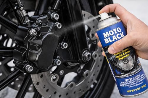 Bike Brite MC53000 Black Powder Coated Engine and Wheel Cleaner, 9 fl. oz.