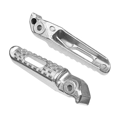 Rear Foot Pegs/Footrests/Pedals for Honda 2003-2023 CBR 600RR, 2004-2016 CBR 1000RR (Rear-White) - color: Rear-White