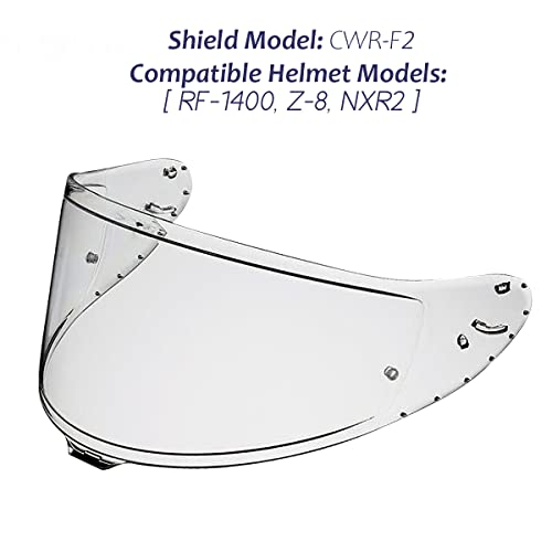 CWR-F2 Photochromic (Clear/Smoke) Shield Helmet Visor Replacement for RF-1400, Z8, NXR2 Motorcycle Helmets - color: Photochromic (Clear/Smoke)